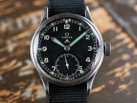 1945 omega watch|1940s omega military watch.